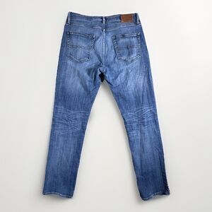 Lucky Brand Jeans 410 Athletic Slim Straight Denim 33x32 Blue Stretch Denim